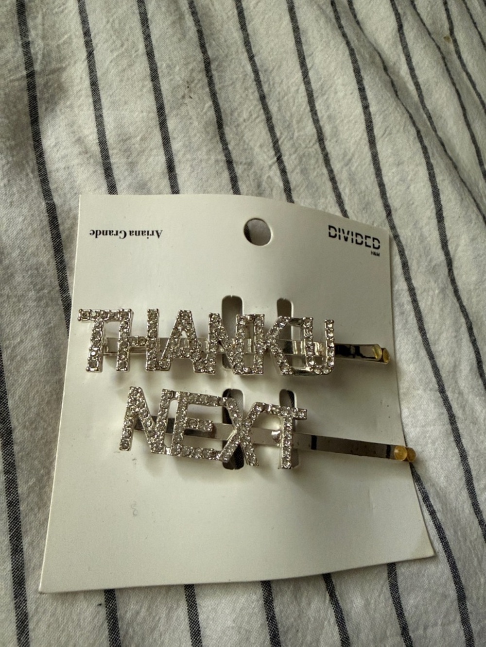 NWT Ariana Grande Thank U Next hair pins